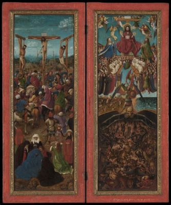 Crucifixion Panel -  a Medieval Masterpiece Unveiling Profound Suffering and Divine Redemption!